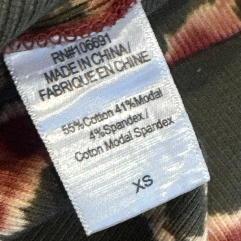 Young fabulous and broke tie dye bodycon maxi dress XS - Picture 3 of 4